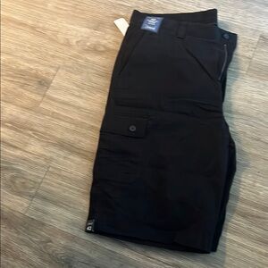 Black Cargo Shorts